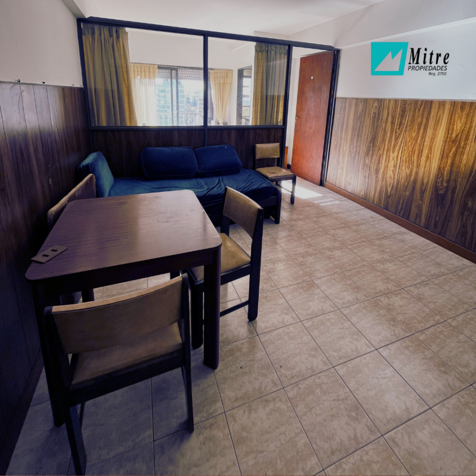 ALQUILER 1 AMBIENTE EXTERNO CON BALCON VEREDA DE SOL 